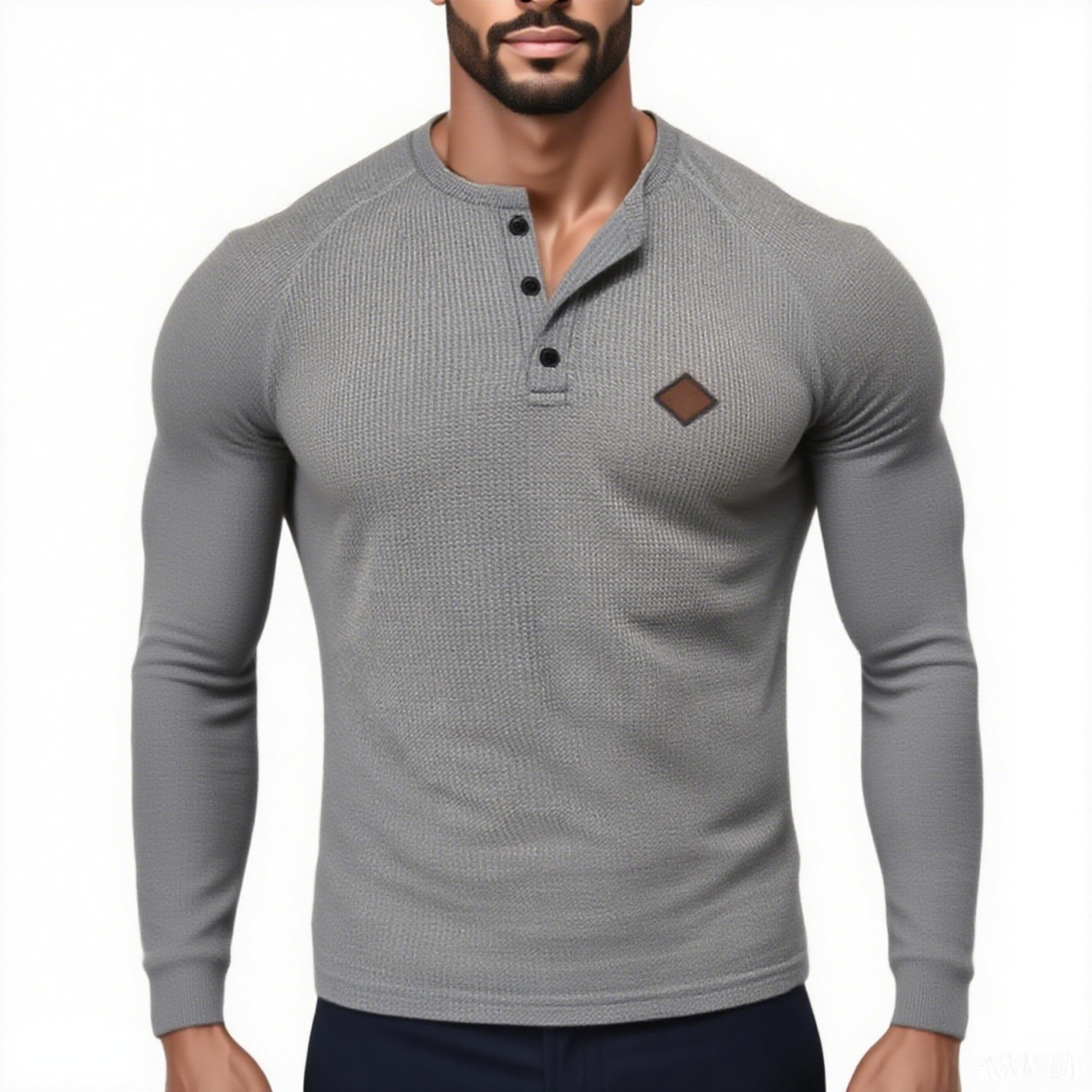 Men's Button Front Shirt - Wrinkle Resistant for Travel & Work
