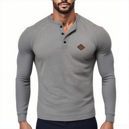 Men's Button Front Shirt - Wrinkle Resistant for Travel & Work