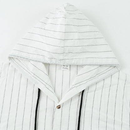 Men's Cotton Linen Short Sleeve Casual  Button Down Shirt - Vacation Beach Top