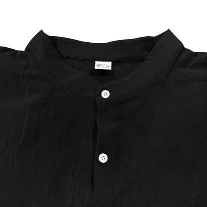 Men's Vacation Linen Button Down Shirt - Casual Slim Fit with Chest Pocket for Beach