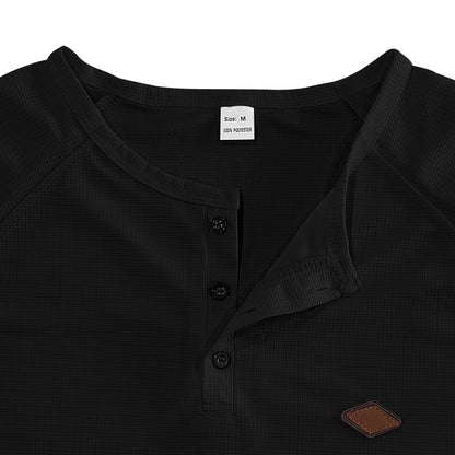 Men's Button Front Shirt - Wrinkle Resistant for Travel & Work