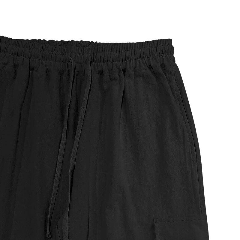 Men's Casual Linen Pants Elastic Waist Drawstring Beach Summer Pants  Linen Pants