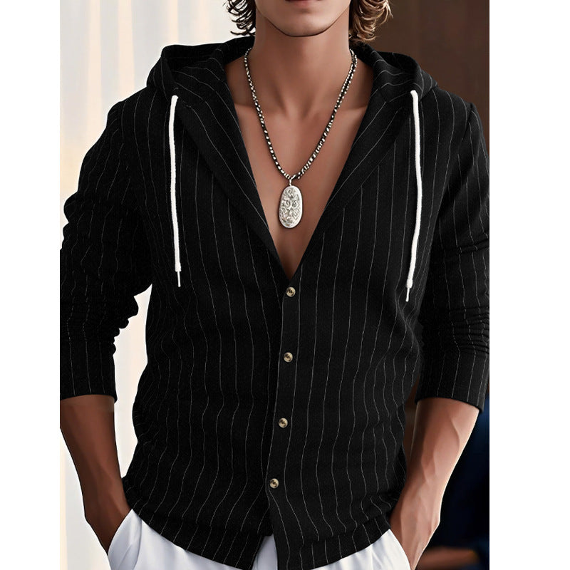 Men's Cotton Linen Short Sleeve Casual  Button Down Shirt - Vacation Beach Top