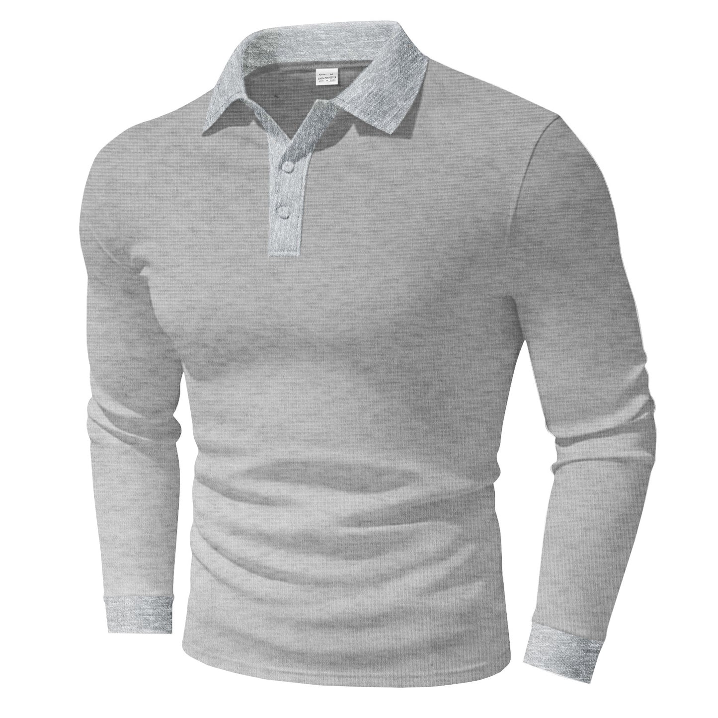 American Spring and Autumn Thin Men's Quick Dry Breathable Long Sleeve Polo Polo Golf Casual T-Shirt Men