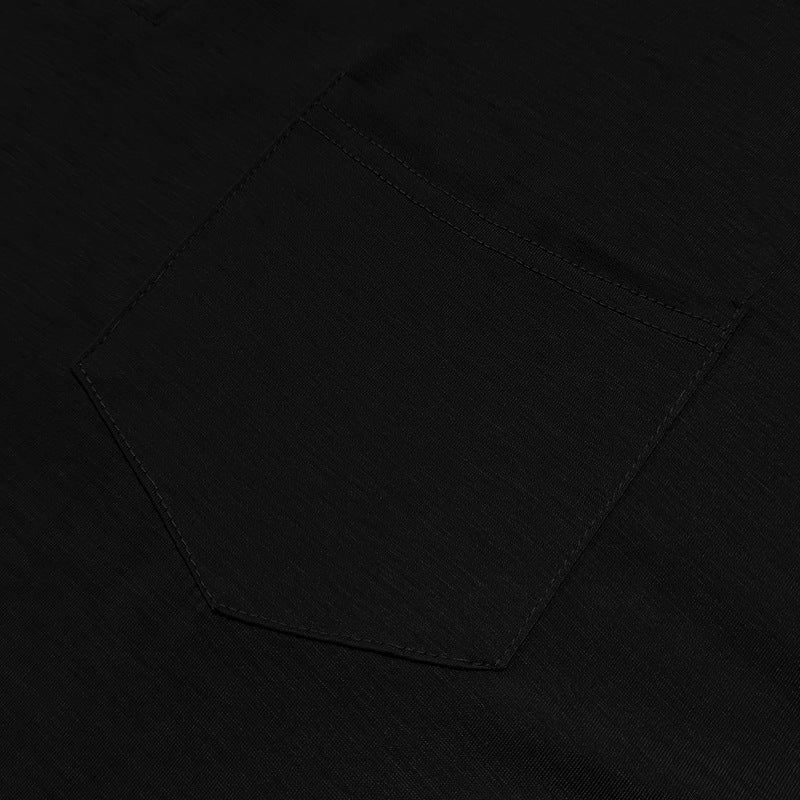 Men's fall and winter crew neck long sleeve T-shirt slim breathable pullover casual long sleeve base shirt top
