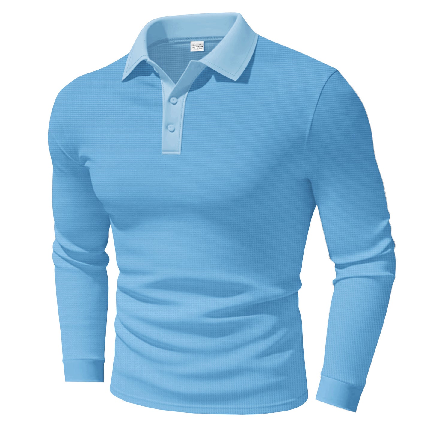American Spring and Autumn Thin Men's Quick Dry Breathable Long Sleeve Polo Polo Golf Casual T-Shirt Men