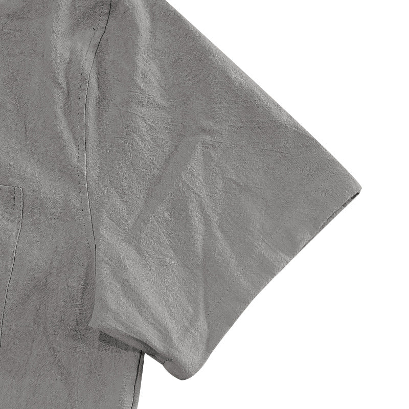 Linen Pants Men Casual Loose Fit Elastic Drawstring Waist Summer Beach Pants