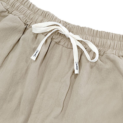 New men's loose linen casual wide-leg trendy beach sports all-season breathable trousers