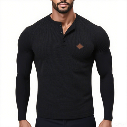 Men's Button Front Shirt - Wrinkle Resistant for Travel & Work